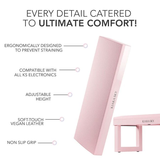 White Nail Arm Rest