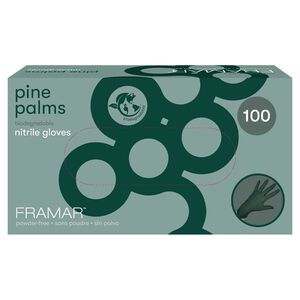 Small Pine Palms Nitrile Gloves