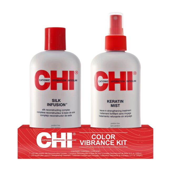 CHI Color Vibrance, Keratin Mist, Silk Infusion Kit