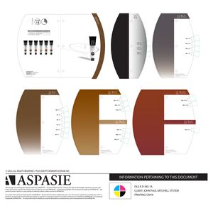 The Color 10 Shade Extension Swatch Book Pages