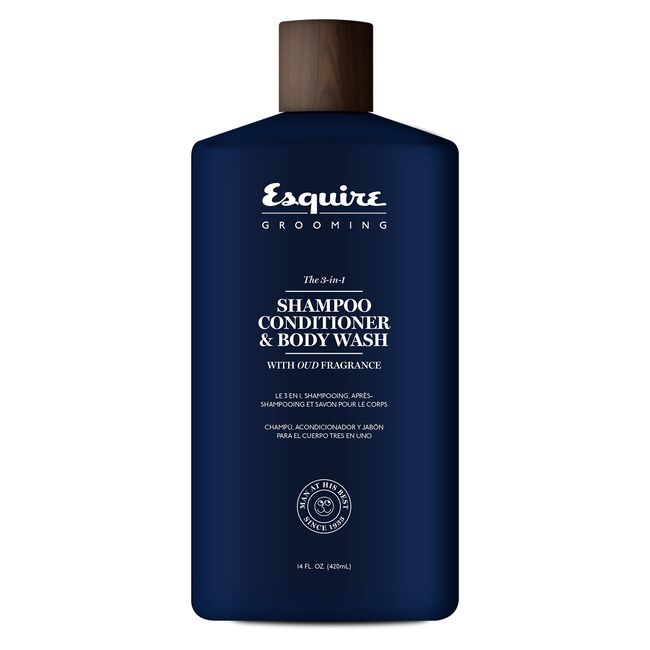 Esquire 3-in-1 Shampoo Conditioner & Body Wash