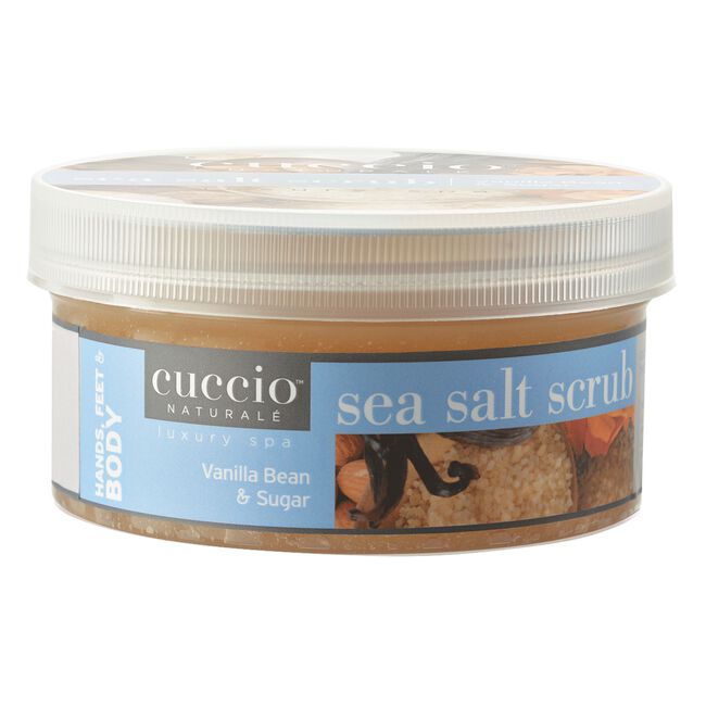 Cuccio Sea Salt Scrub - Vanilla Bean & Sugar