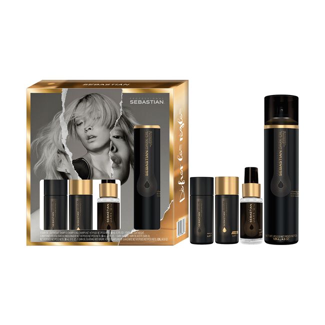 Dark Oil Shampoo, Conditioner Silkening Fragrant Mist, Oil