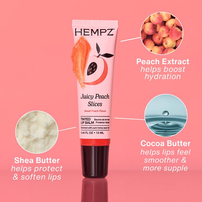 Juicy Peach Slices Tinted Lip Balm