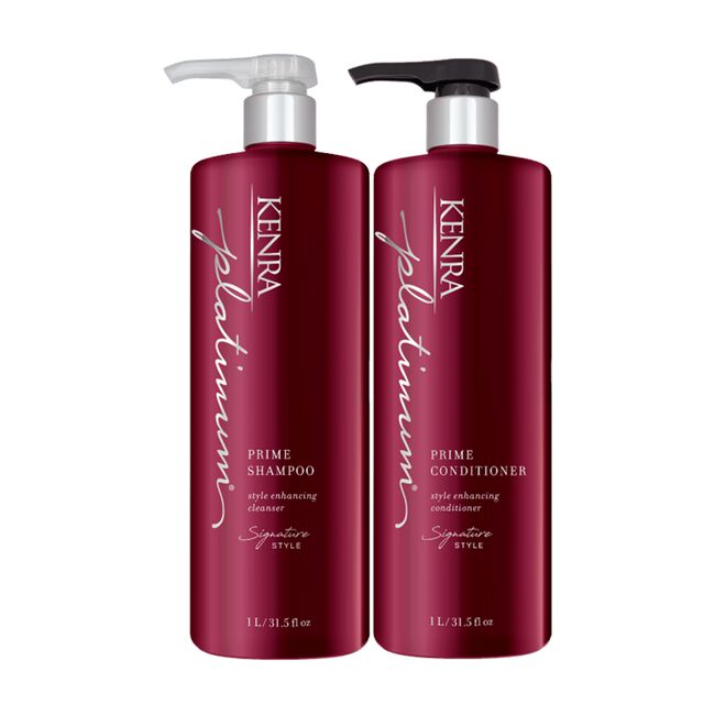 Platinum Signature Prime Shampoo, Conditioner Liter Duo