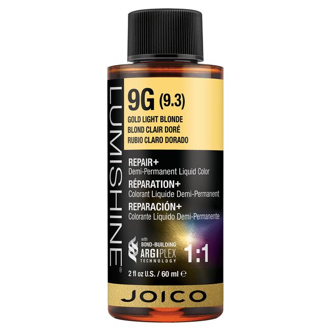9G Gold Light Blonde Demi-Permanent Liquid Hair Color