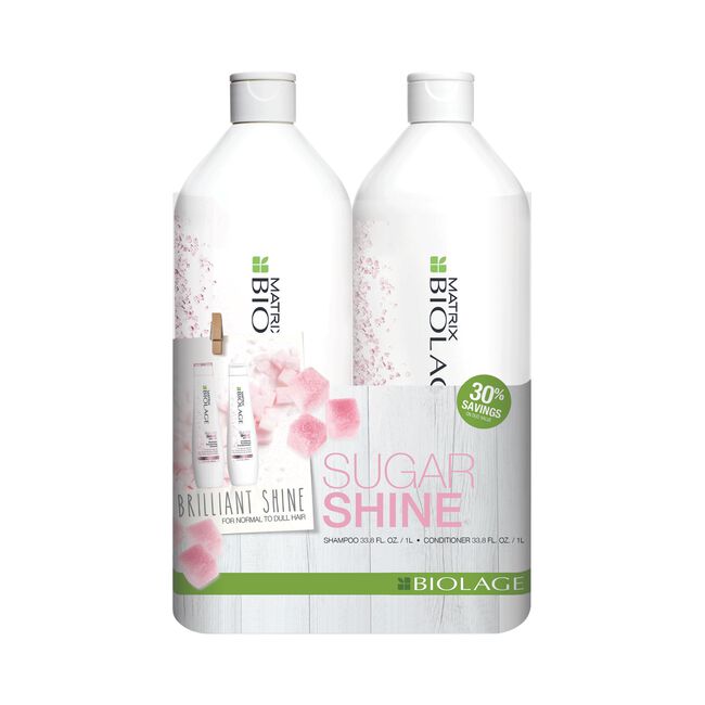 Sugar Shine Shampoo & Conditioner Liter Duo