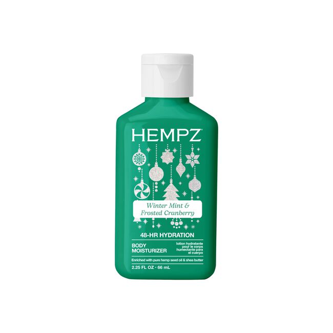 Winter Mint & Frosted Cranberry Mini Body Moisturizer