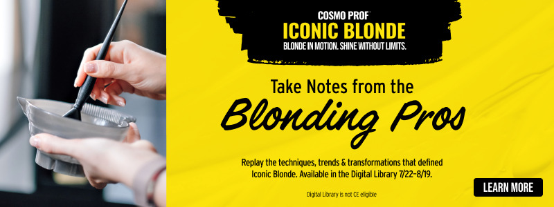 Iconic Blonde: A Virtual Event. Techniques in blonding & bonding. Click to register now!