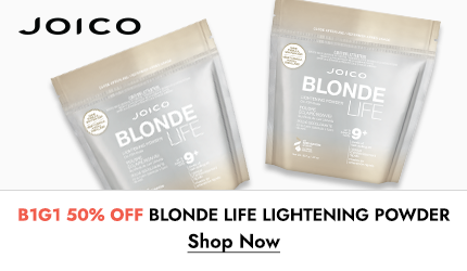 Buy 1 get 1 50% off Blonde Life Lightening Powder. Click Here to Shop Now.