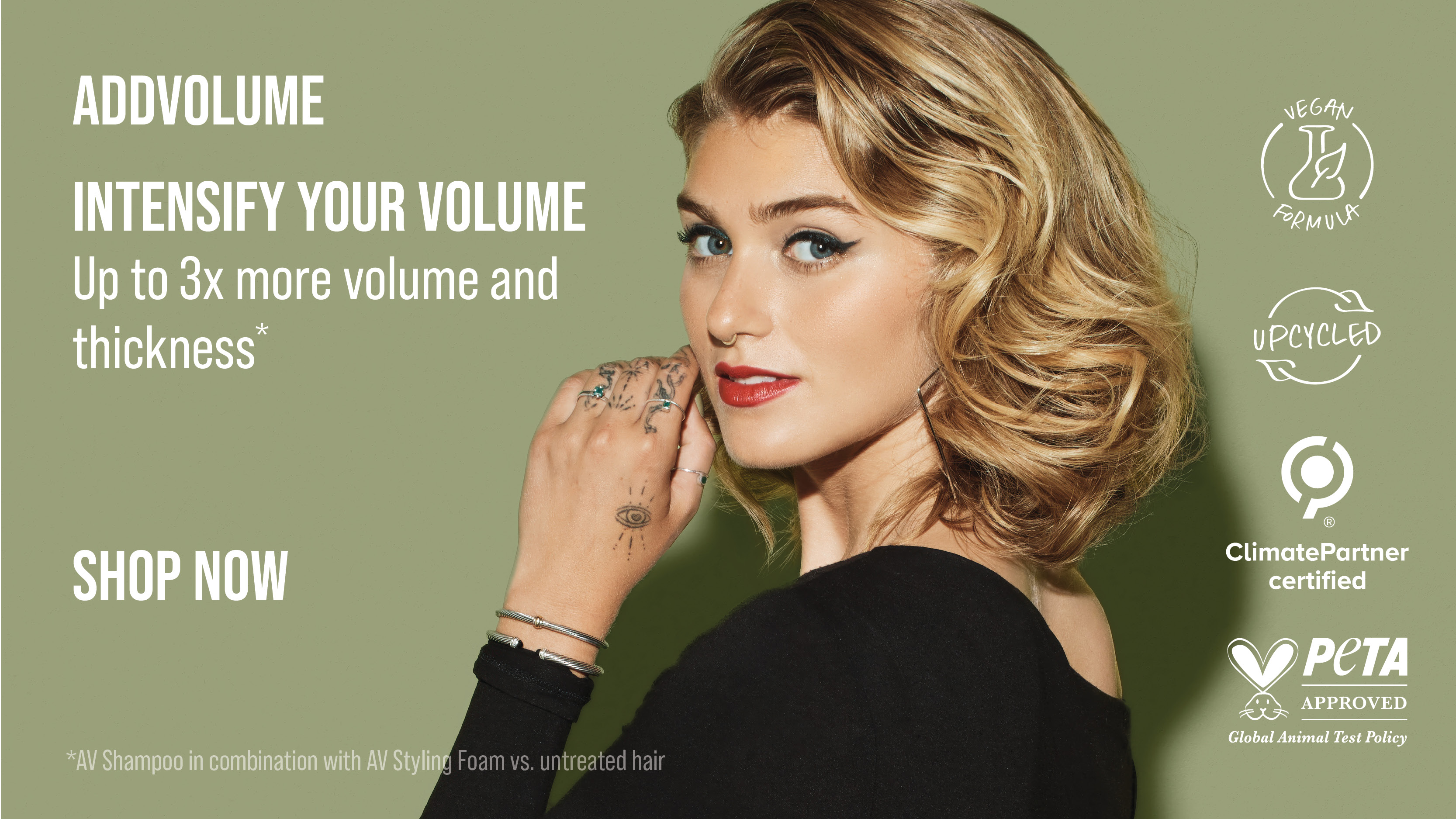 Add volume intensify your volume