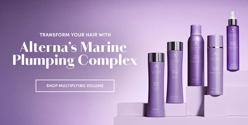 TRANSFORM YOUR HAIR WITH Alterna's Marine Plumping Complex