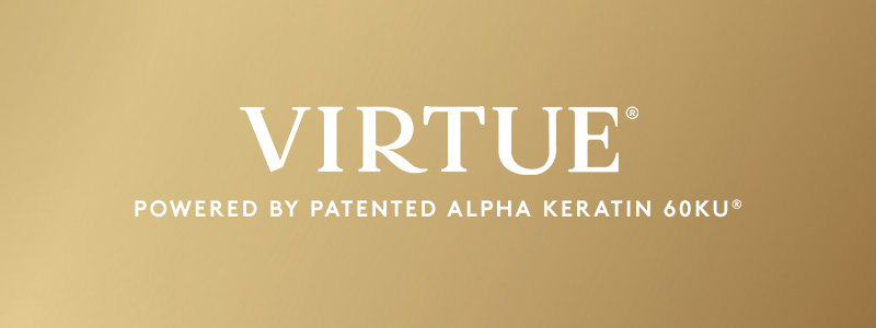 Virttue powered by patentented alpha keratin 60KU