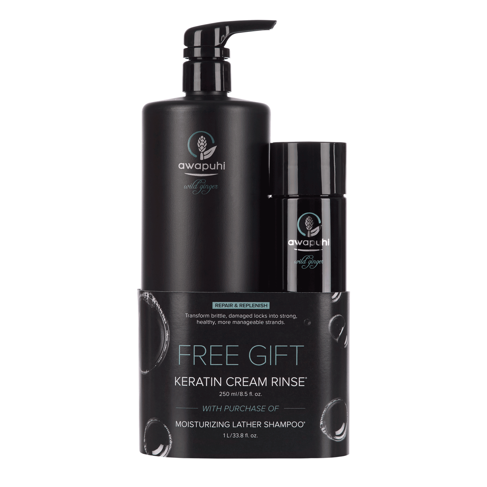 Awapuhi Wild Ginger Keratin Cream Rinse John Paul Mitchell Systems CosmoProf