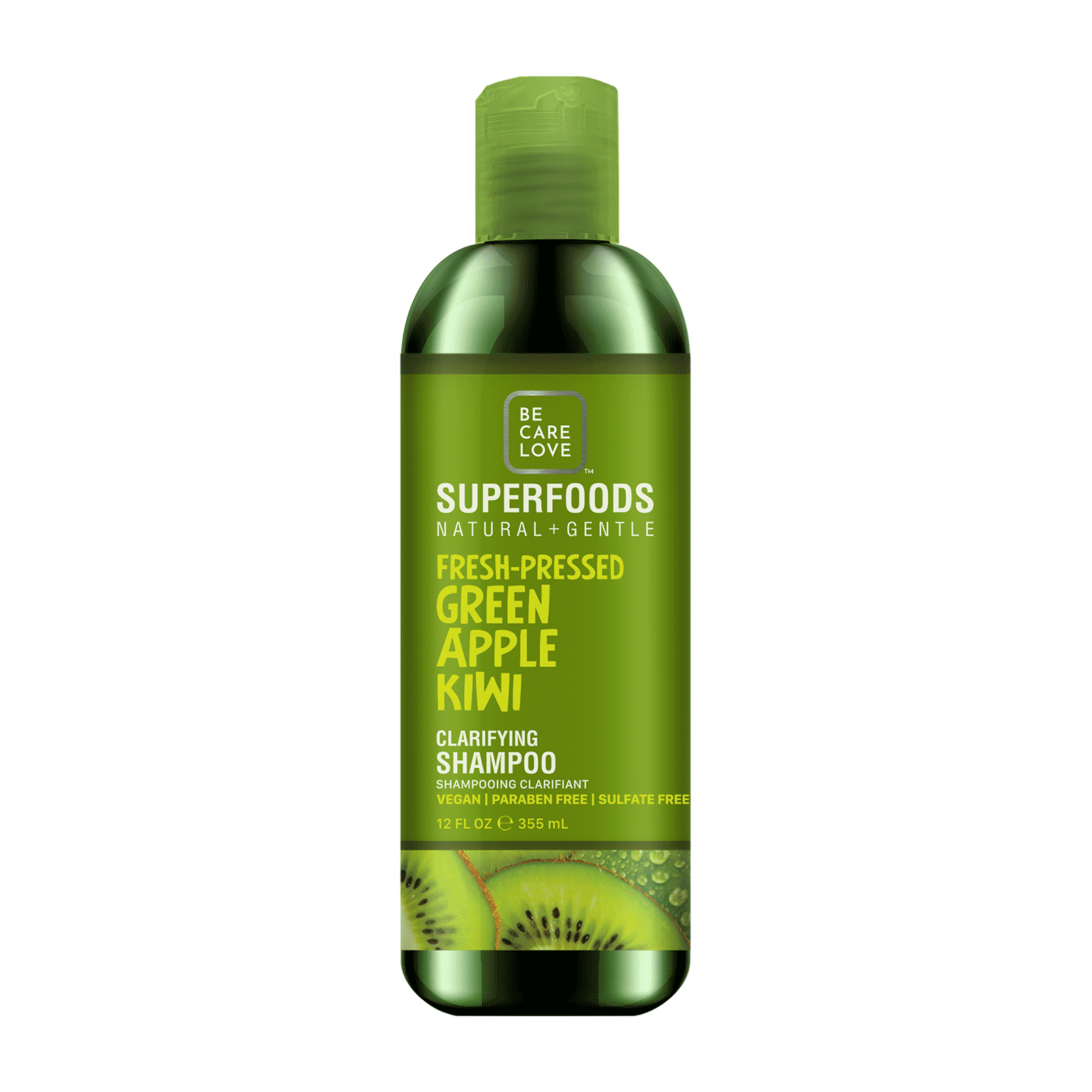 Fresh Pressed Green Apple Kiwi Clarifying Shampoo Be Care Love