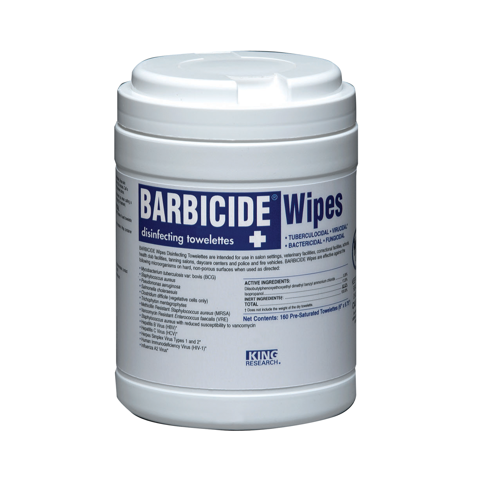 Barbicide Wipes - King Research Barbicide | CosmoProf