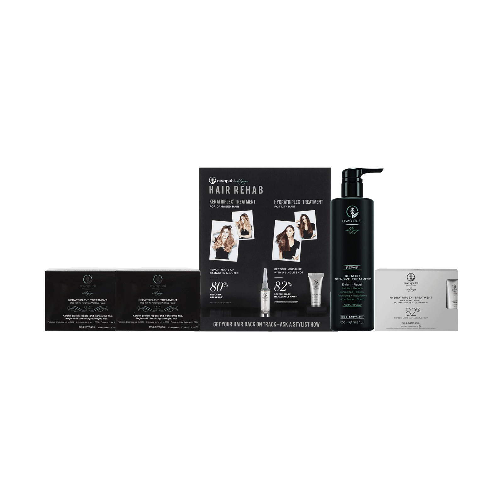 Awapuhi Wild Ginger Rehab Salon Kit John Paul Mitchell Systems Cosmoprof