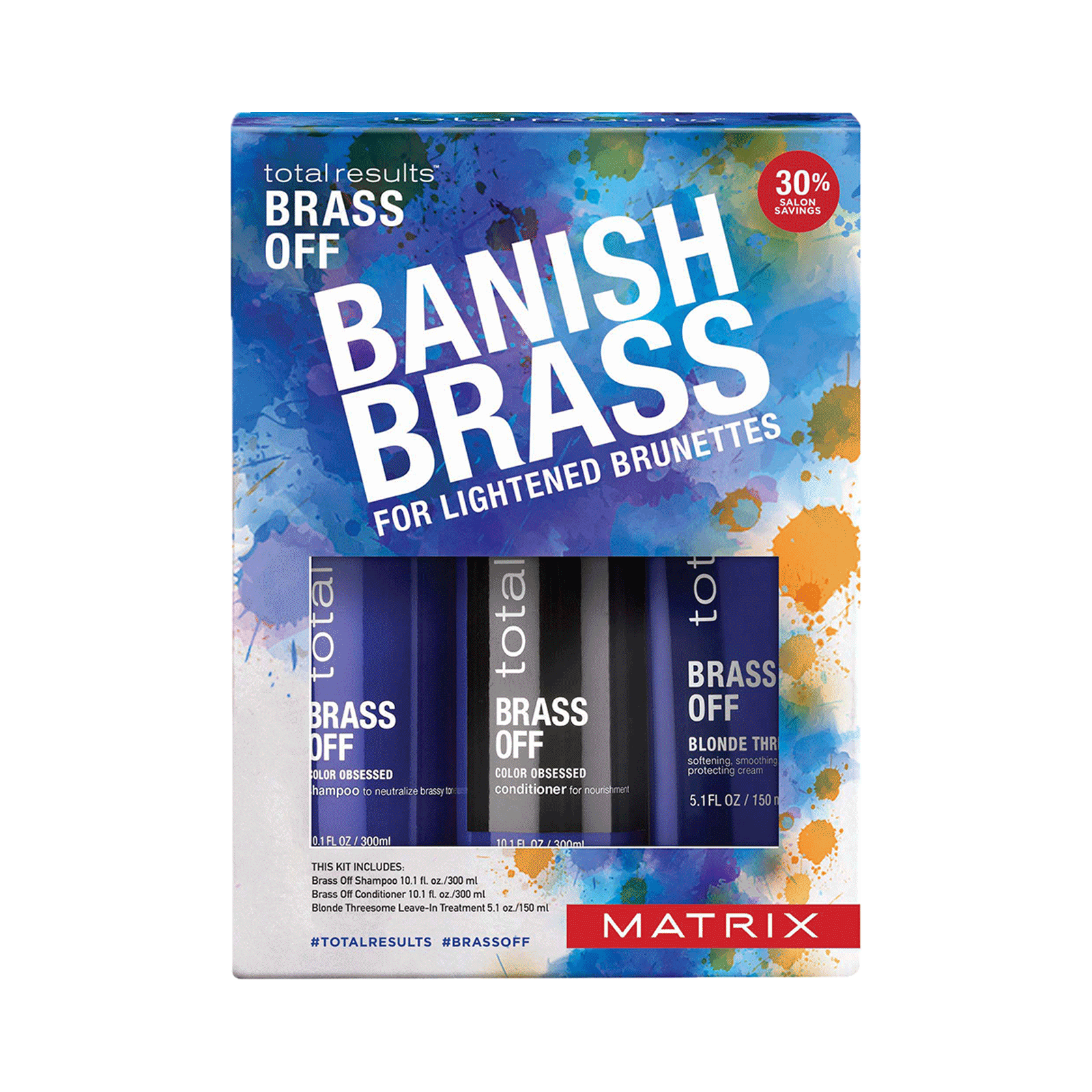 Total Results Brass Off Shampoo Conditioner Matrix Cosmoprof