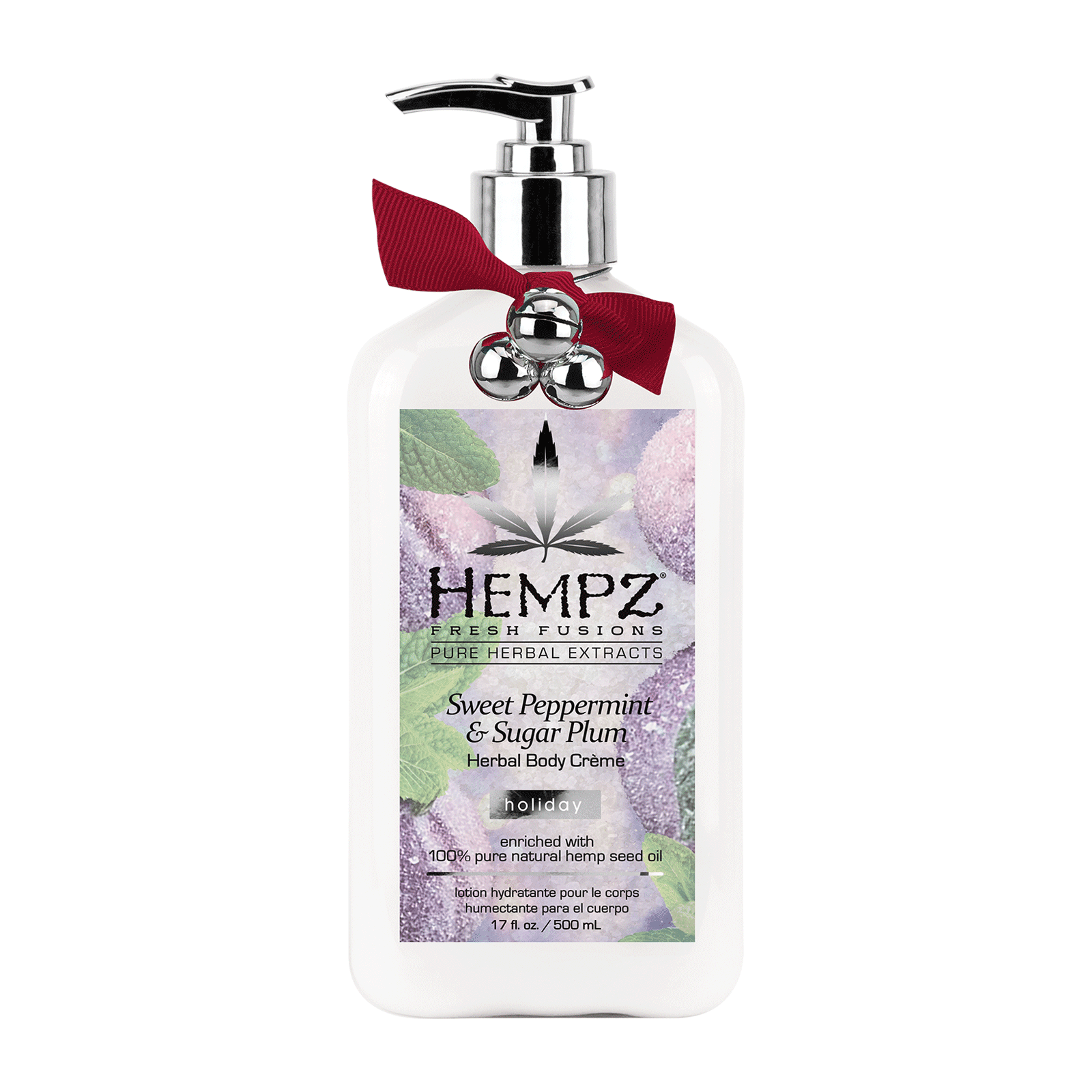 Sweet Peppermint & Sugar Plum Body Creme, Lip Balm Hempz CosmoProf