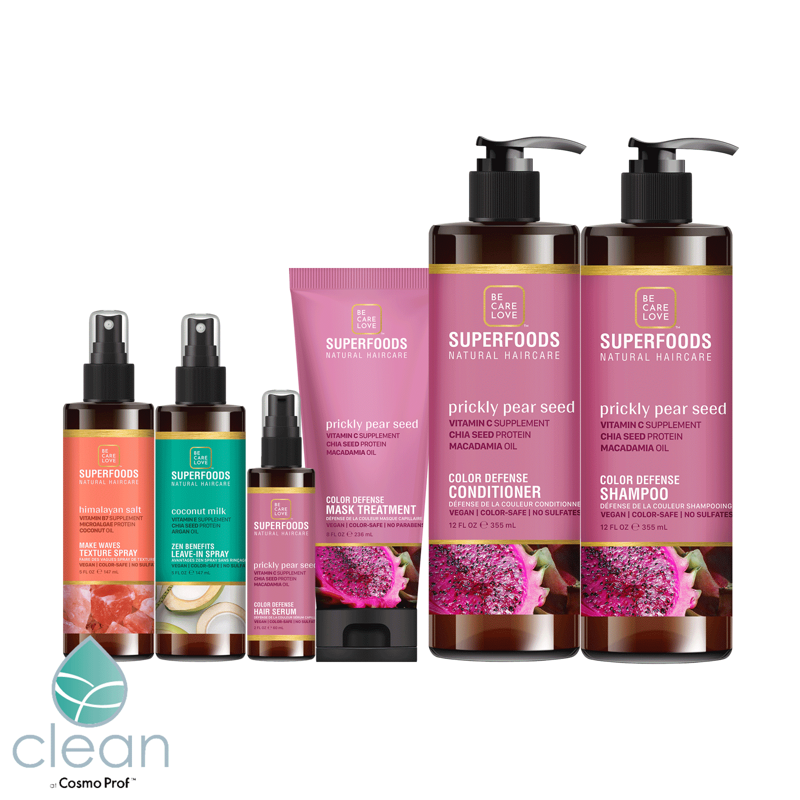 SuperFoods Prickly Pear Seed Color Defense Salon Intro Be.Care.Love