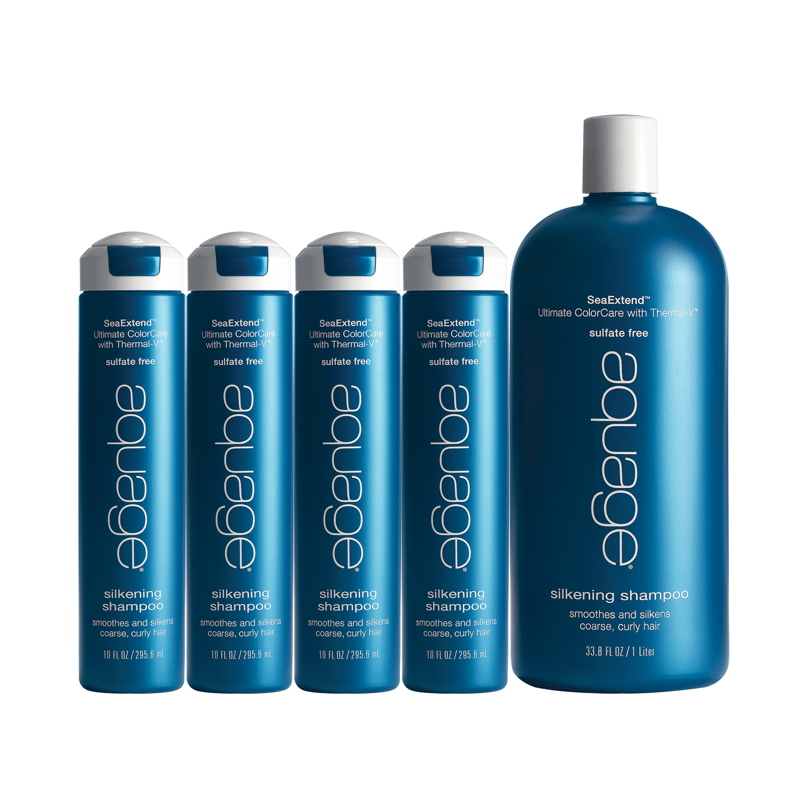4 10 Oz Silkening Shampoo Get 1 Liter Silkening Shampoo Aquage