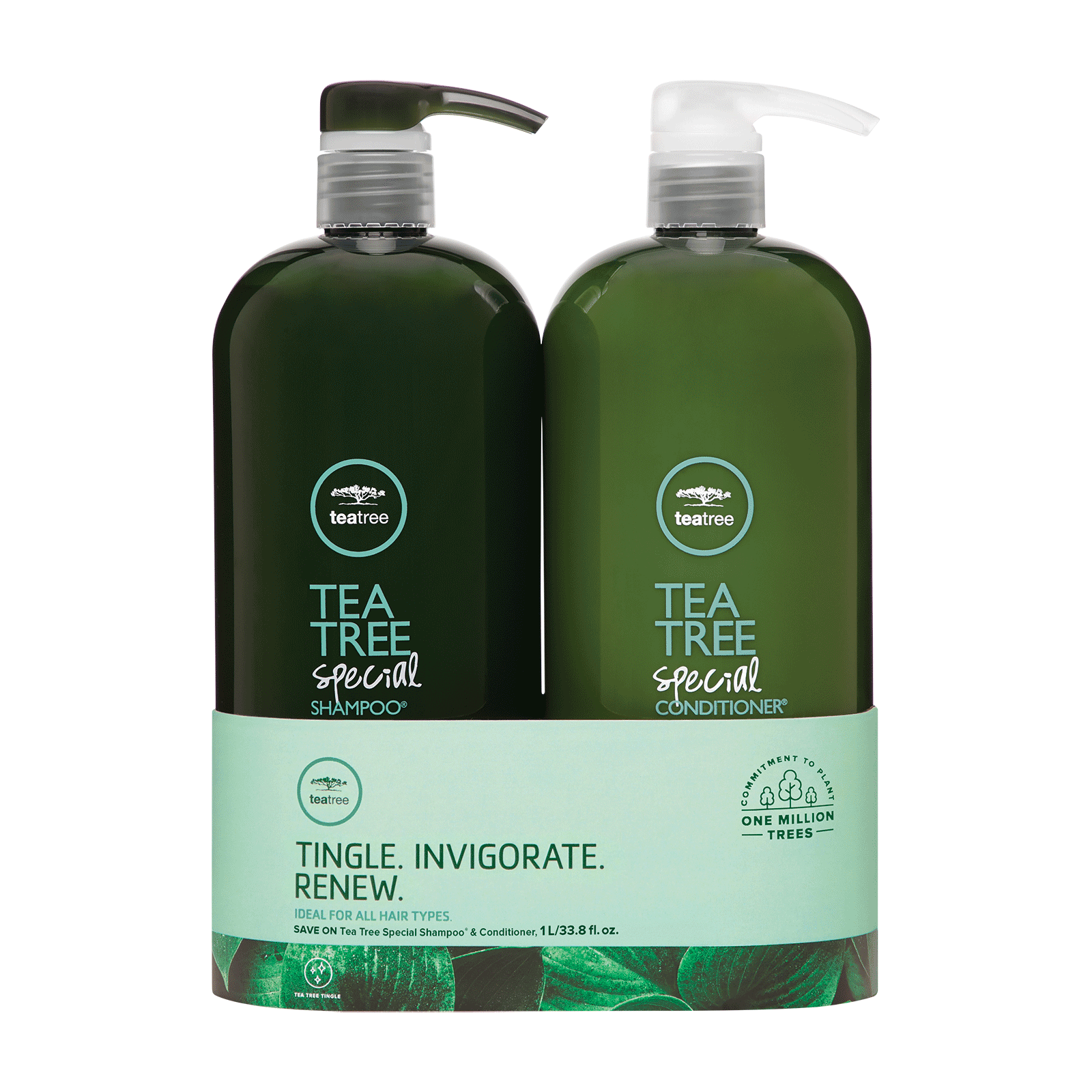 Tea Tree Special Shampoo, Conditioner Liter Duo John Paul Mitchell