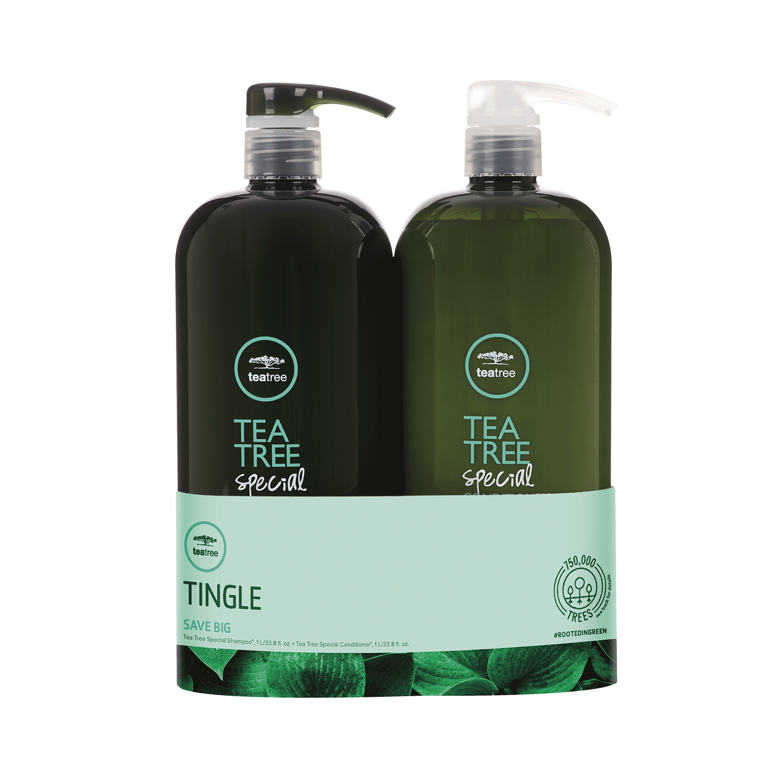 Tea Tree Special Shampoo, Special Conditioner Liter Duo John Paul