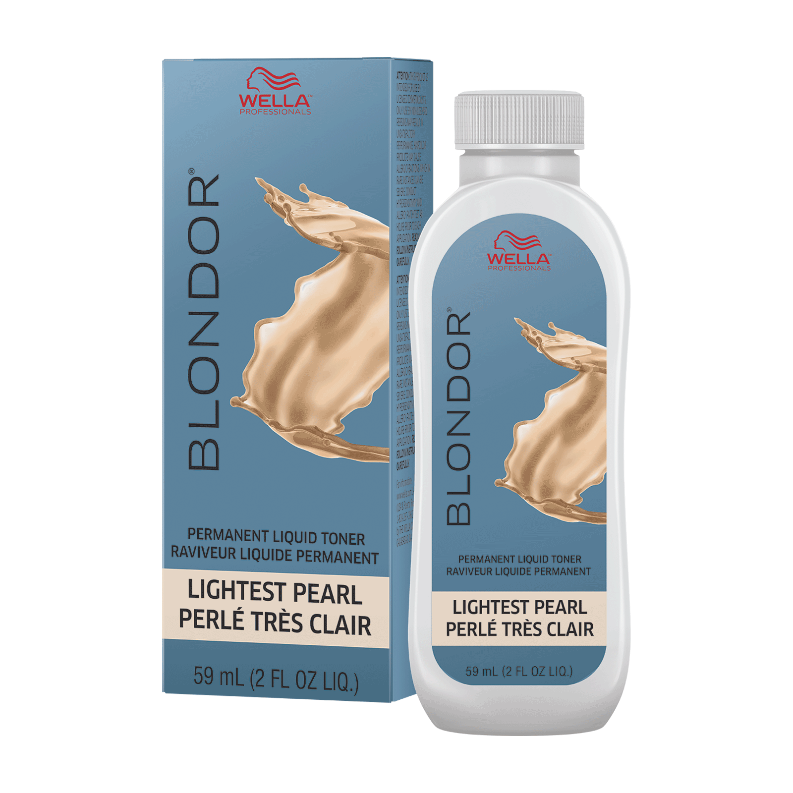 Blondor Permanent Liquid Toner Lightest Pearl Wella Cosmoprof