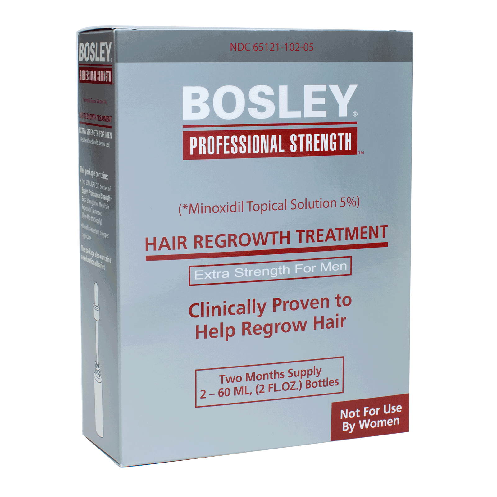 Mens Re Growth Treatment Minoxidil Topical Solution 5 Bosley