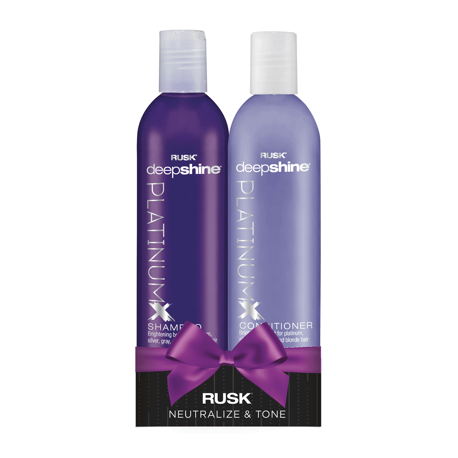 Deepshine Platinumx Shampoo Conditioner Duo Rusk Cosmoprof