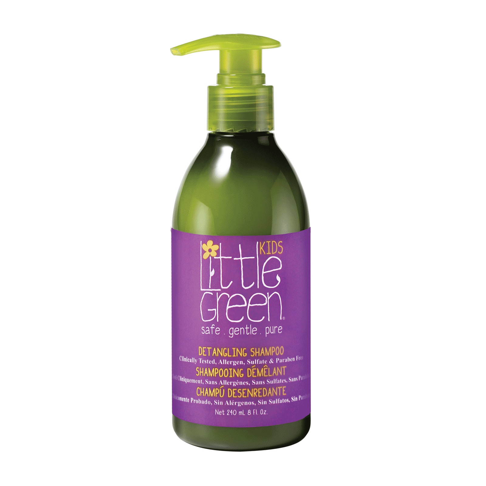 Kids Detangling Shampoo, Conditioning Rinse Little Green CosmoProf