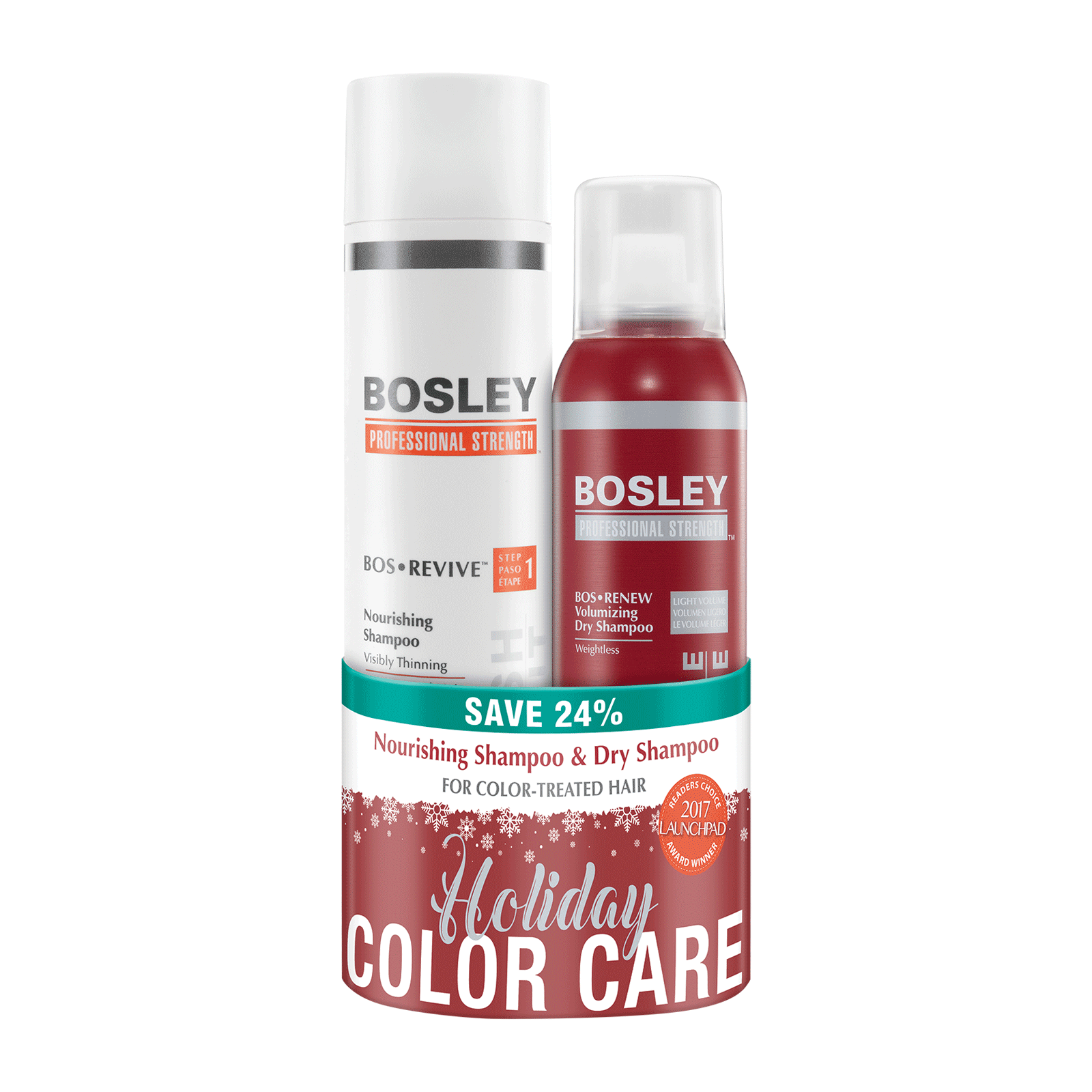 Color Care Revive Shampoo, Renew Volumizing Dry Shampoo Bosley Professional CosmoProf
