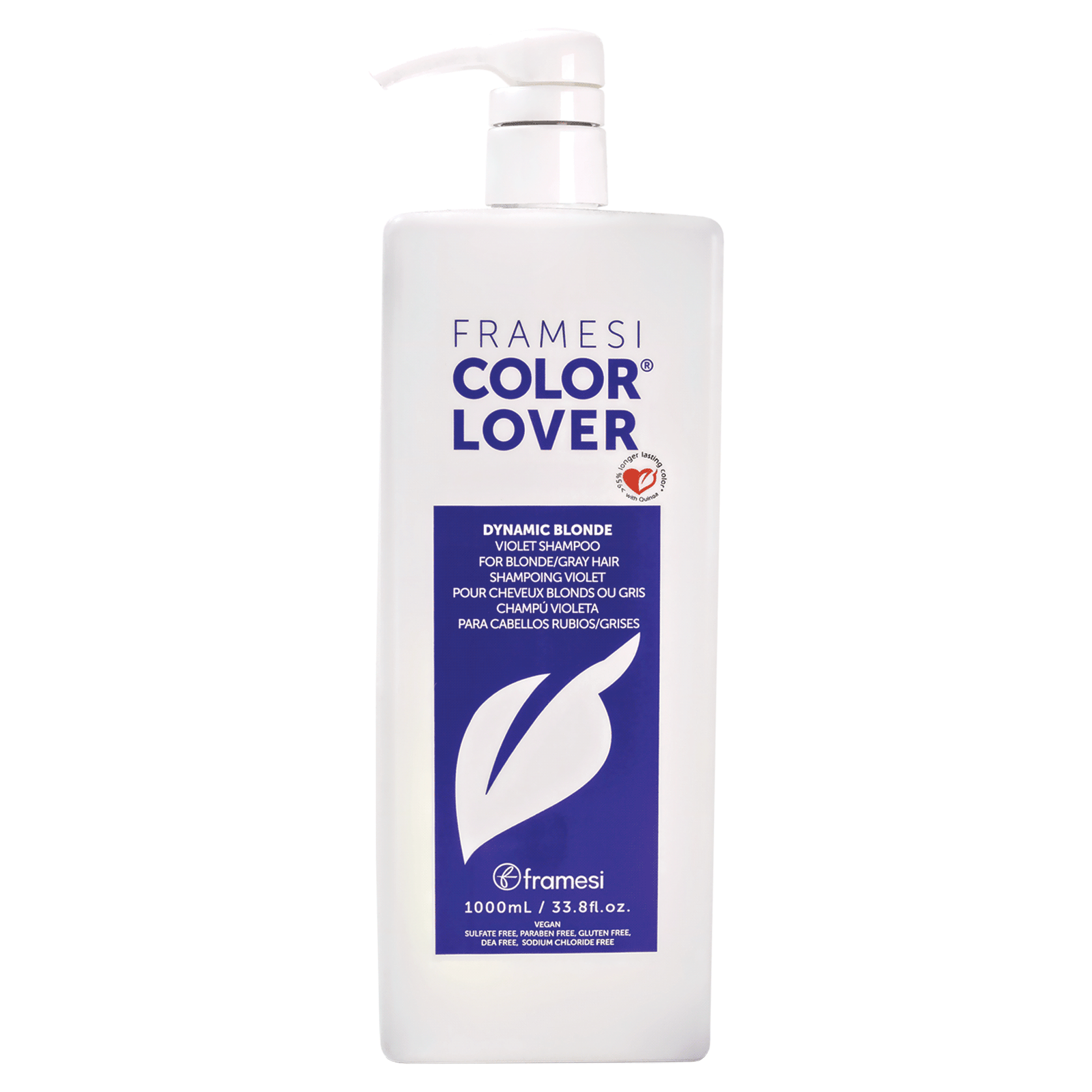 Color Lover Dynamic Blonde Violet Shampoo Framesi CosmoProf