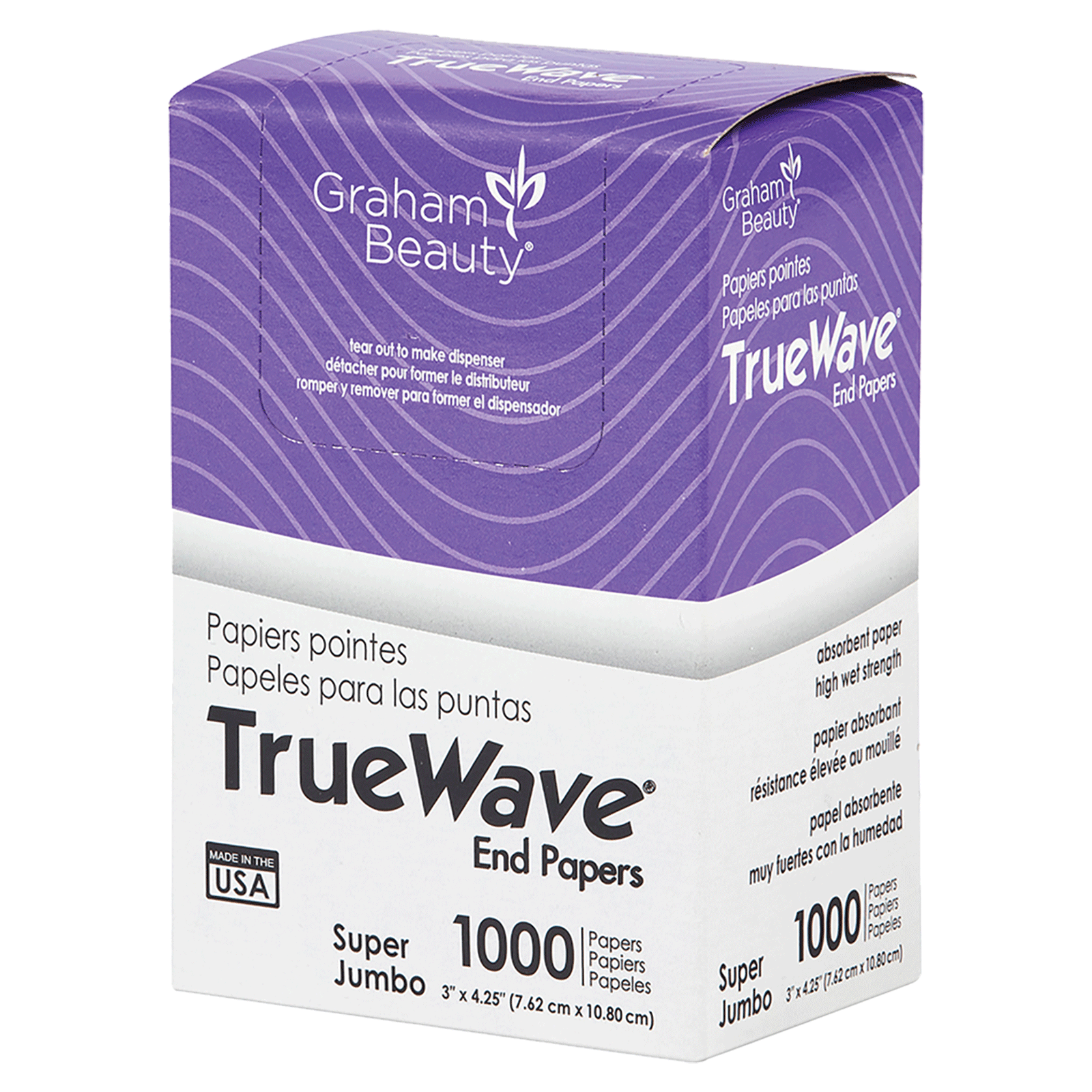 TrueWave Super Jumbo End Wraps 3 Inch x 4 1/4 Inch Graham