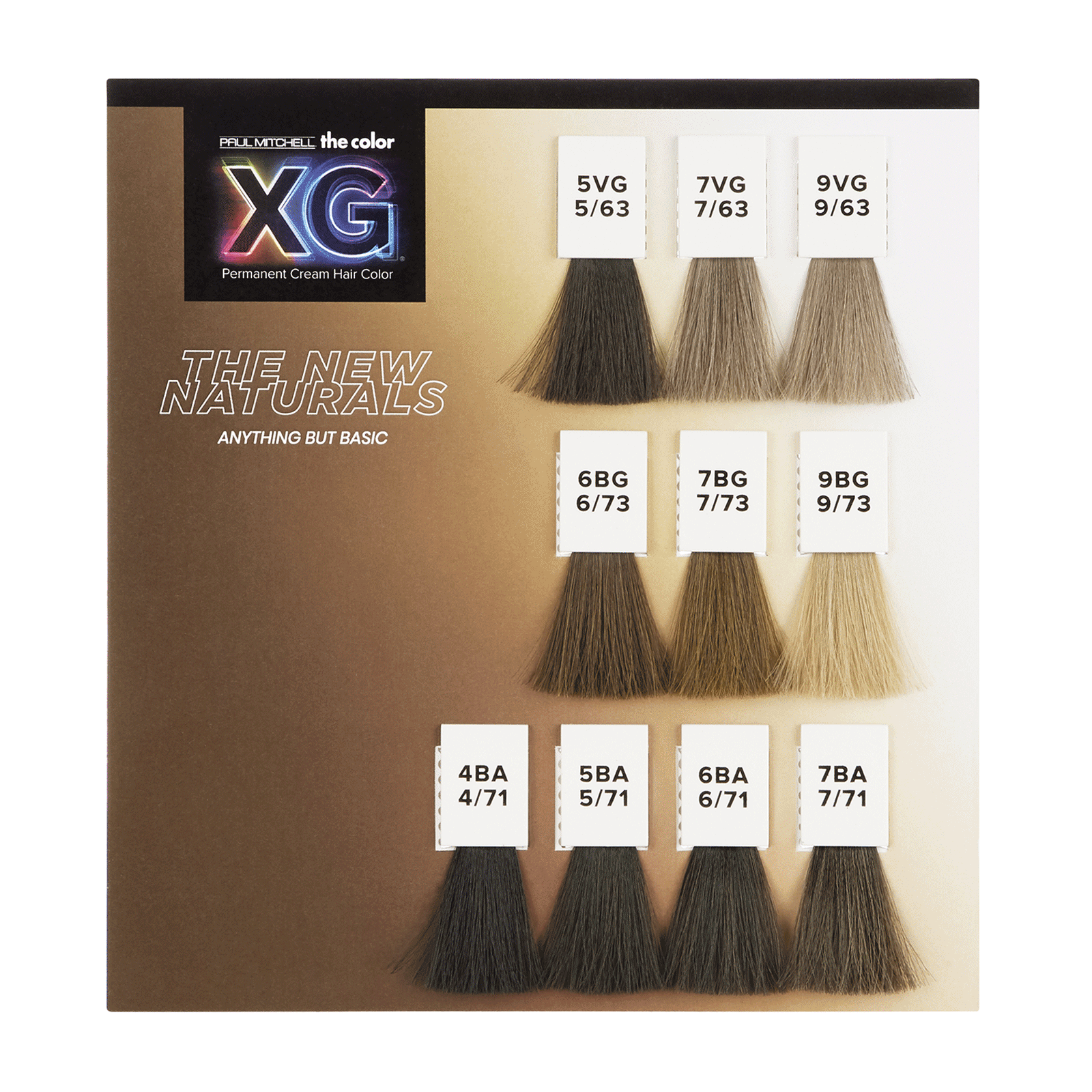 Paul Mitchell The Color Xg Color Chart