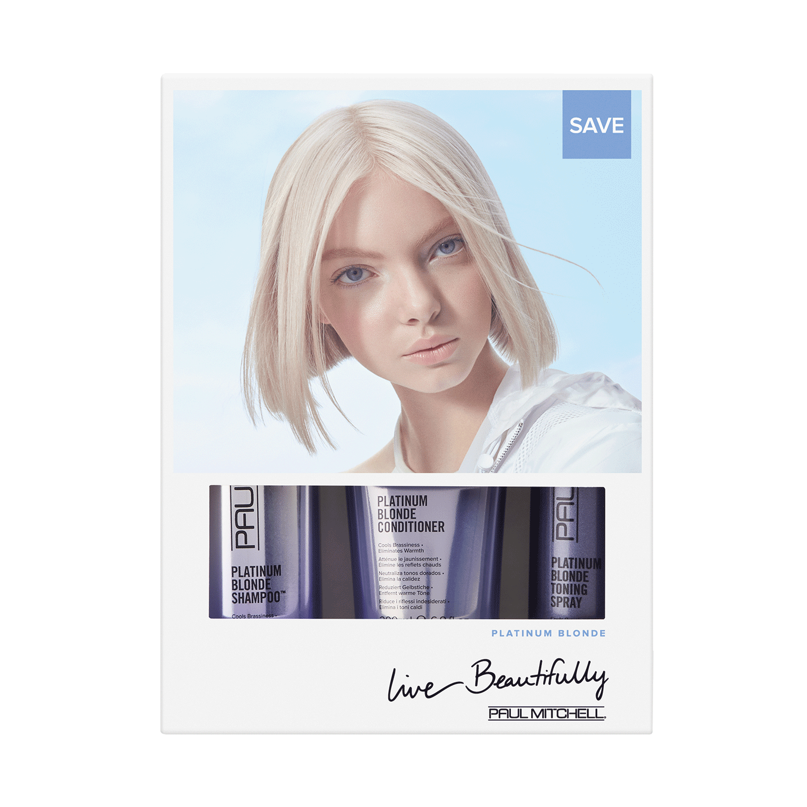 Platinum Blonde Shampoo Conditioner Toning Spray John Paul