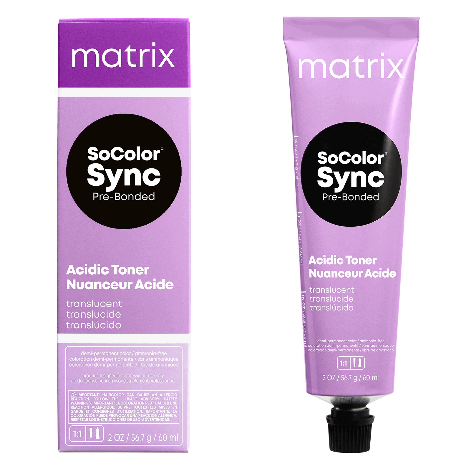 Sheer Acidic Ash Toner Matrix Cosmoprof