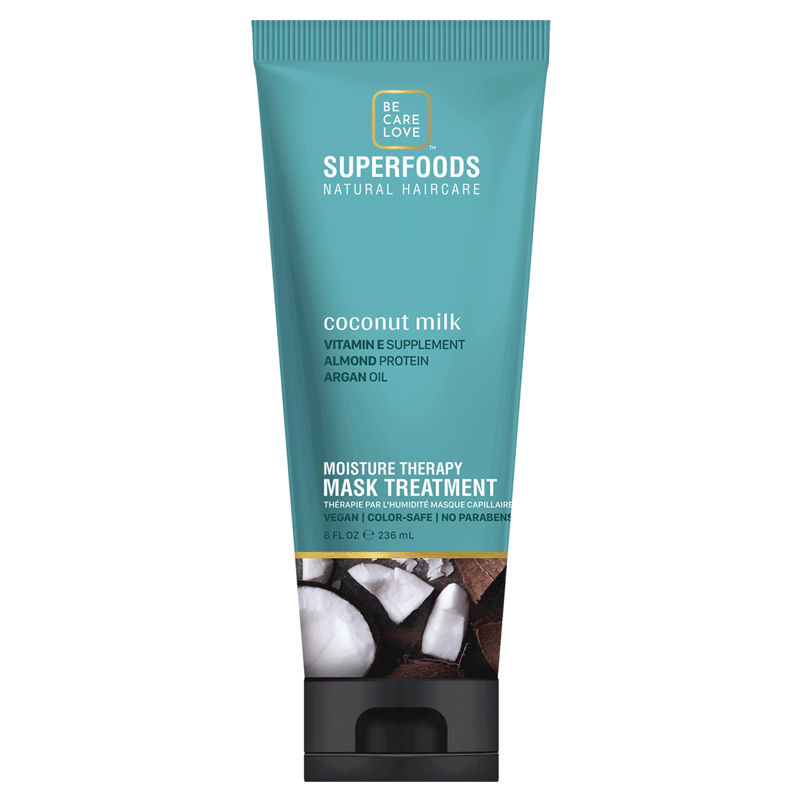 SuperFoods Coconut Milk Moisture Therapy Mask Treatment Be Care Love