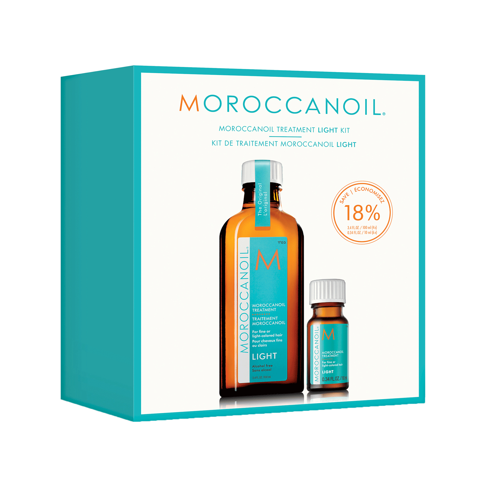 MoroccanOil Treatment Light 10 Piece Moroccanoil CosmoProf