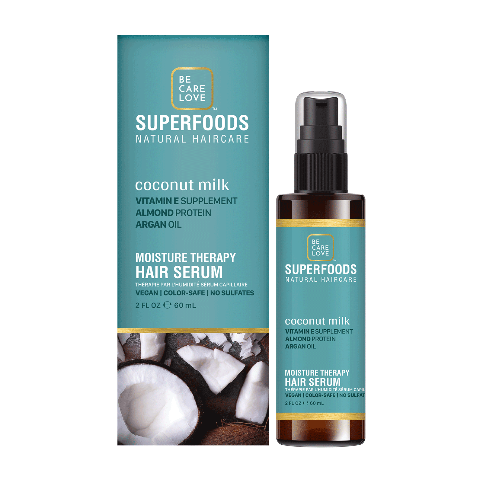 Coconut Milk Weightless Moisture Leave-in Serum - Be.Care ...