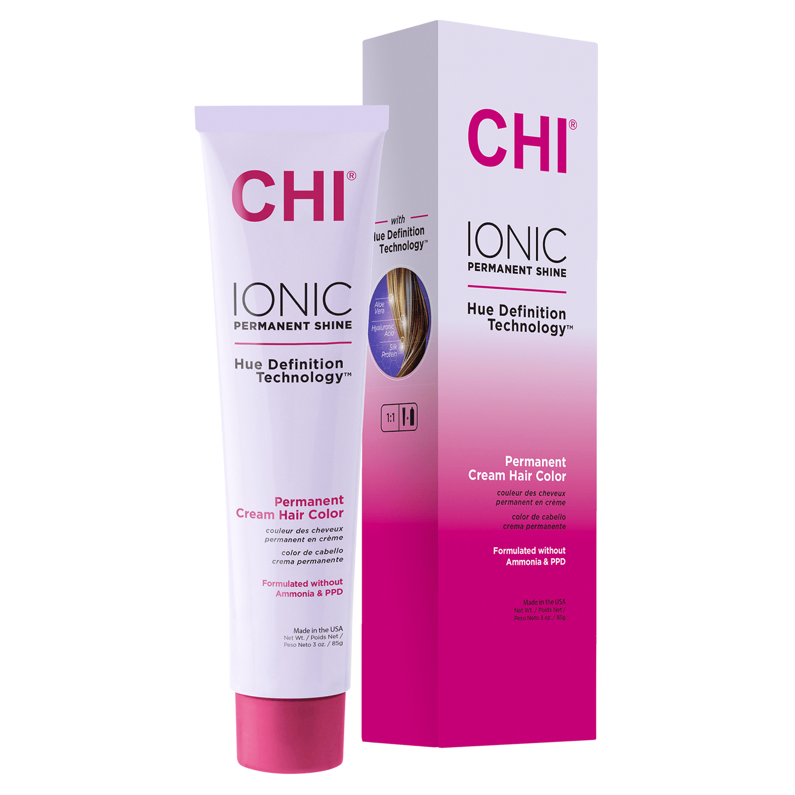 Chi Ionic Permanent Shine Hair Color Chart