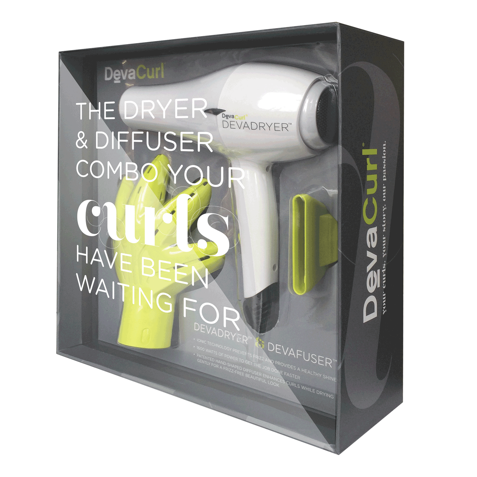 Deva Set Devadryer And Devafuser – DevaCurl DevaDryer™ & DevaFuser™ Hair Dryer ...
