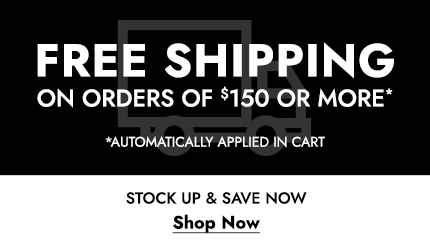 Free shipping on orders of $150 or more! Offer automatically applied in cart. Click here to shop now.