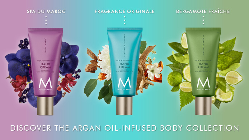 Discover the Argan-Oil infused body collection.
