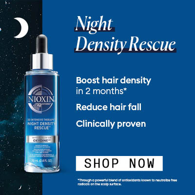 Night Density Rescue. Boost hair density in 2 months*. Reduce hair fall. Clinically proven. Click here to shop now!