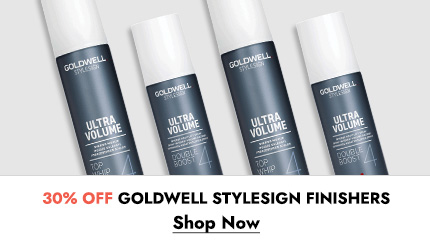 Save 30% on Goldwell Stylesign Finishers. Click here to shop now.