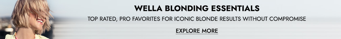 Wella Blonding Essentials: Top rated, pro favorites for iconic blonde results without compromise. Click here to learn more!