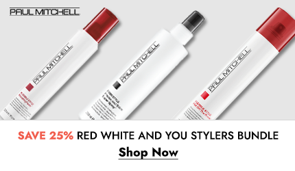 Save 25% on Paul Mitchell red white and you stylers bundle. Click Here to Shop Now.