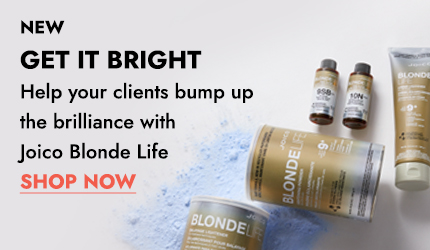 Get It Bright: help your clients bump up the brilliance with new products from Joico Blonde Life. Click here to shop now!