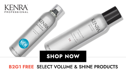 B2G1 Free Select volume and shine products from Kenra. Click Here to Shop Now.